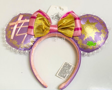BNWT Disney Tangled - Rapunzel Minnie Mouse Ears Headband