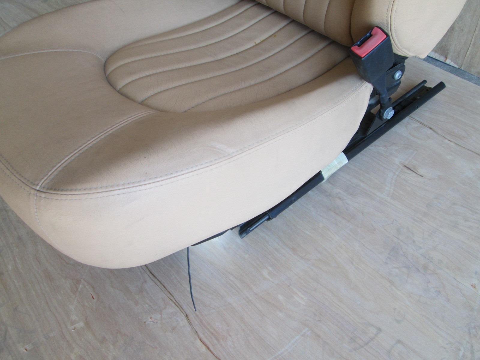 Maserati Coupe - RH / Passenger Seat w/ Rails / Guides Beige # 9811008