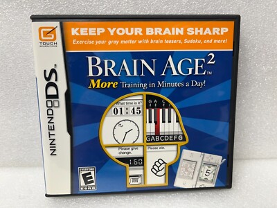 Brain Age 2 More Training Minutes in a Day - Nintendo DS