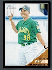 2011 Topps Heritage Minors Black Border #46 Arodys Vizcaino SERIAL # 02/62