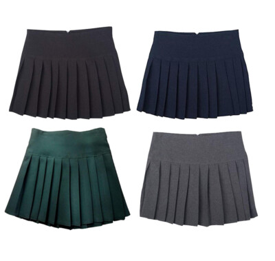 Women Ladies Young Adult Girls School Uniform Britney Pleated All
