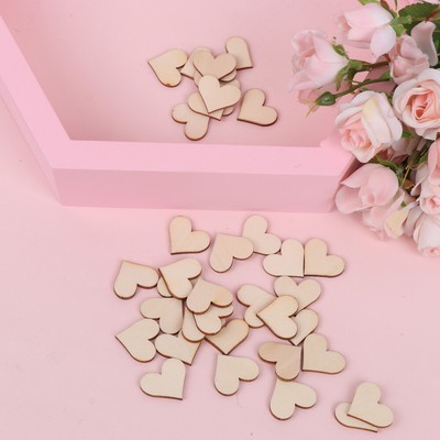 300 Pcs Rustikale Tisch Unfinished Sin Form Tags Mothersday Ornament Ausschnitte