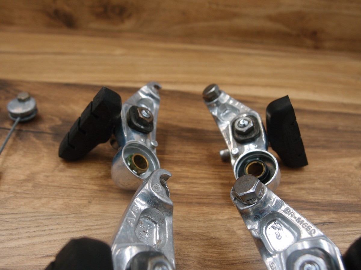 SHIMANO DEORE DX Cantilever Bremsen-Set, BR-M650, Silber, V+H EUR 22,00 - DE