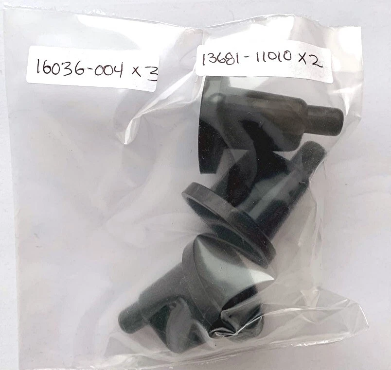 JUEGO DE 3 BOTAS CON TAPA DE GOMA CARBURADOR KAWASAKI MACH I H1 KH500 Foto 2 de 4