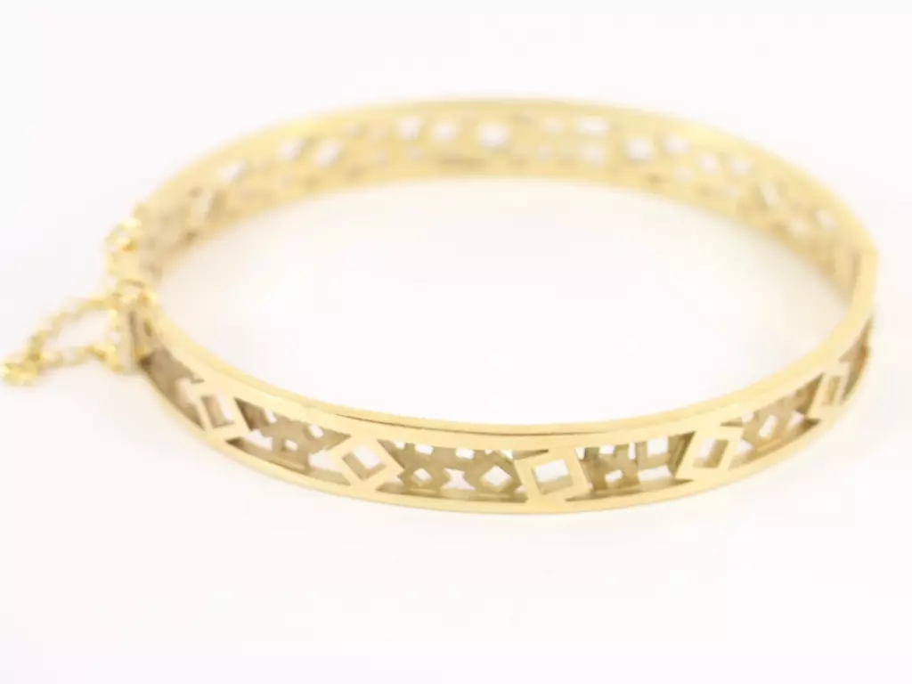 9ct gold shop bangle womens