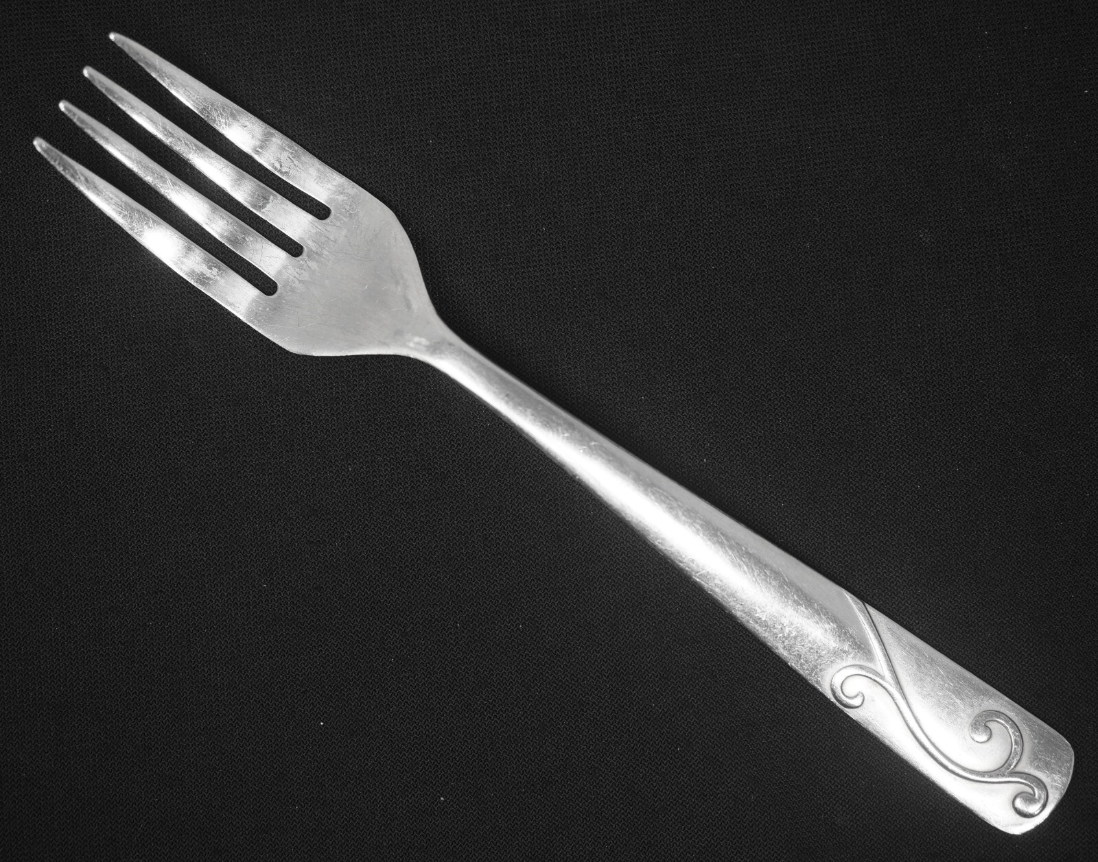 Stainless China Ivy Pattern Salad Fork. 6 1/2" Long eBay