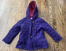 Gymboree Purple Quilted Medium Weight Coat Jacket Size 5-6
