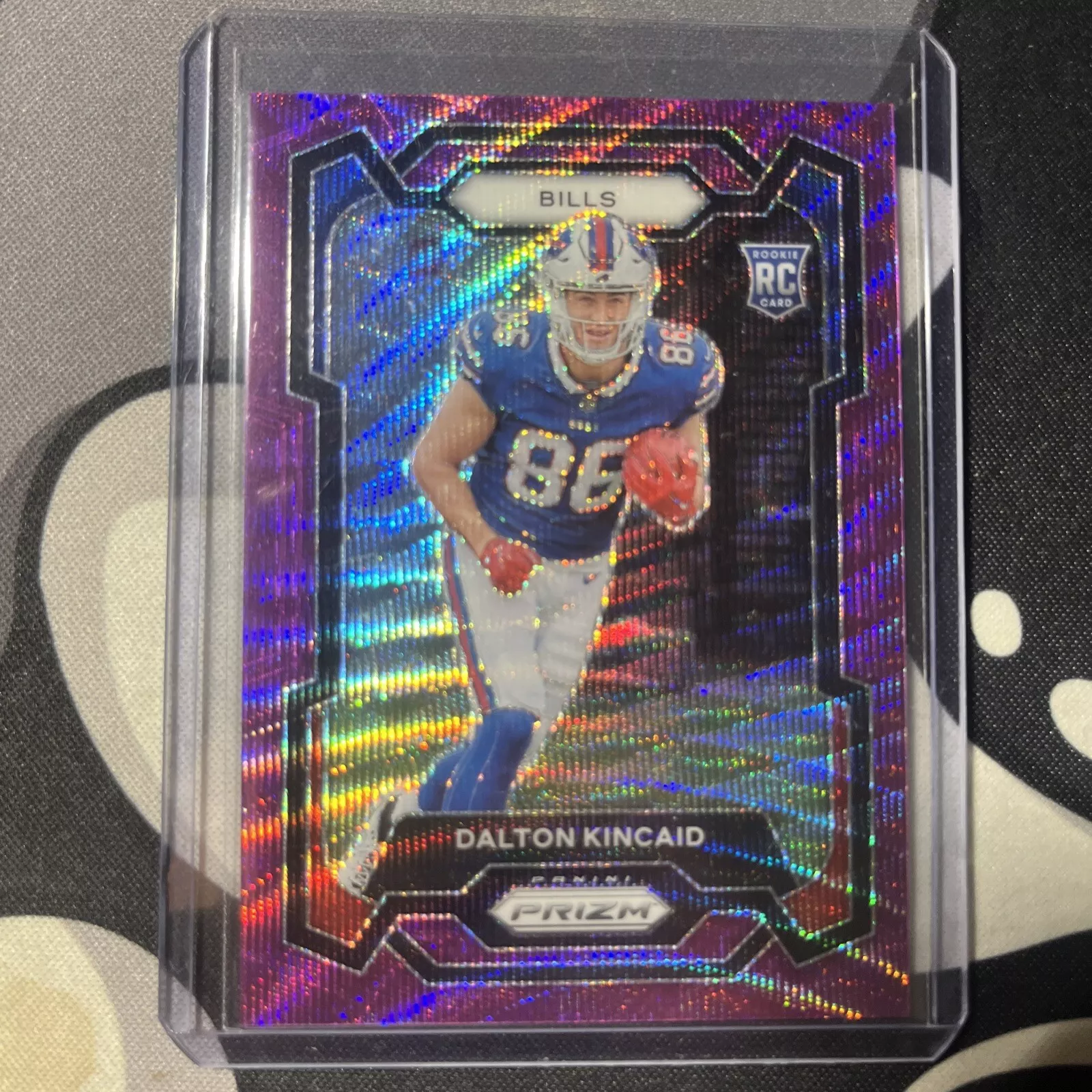 2023 Panini Prizm Rookies Purple Wave Prizm /99 Dalton Kincaid #308 Rookie RC