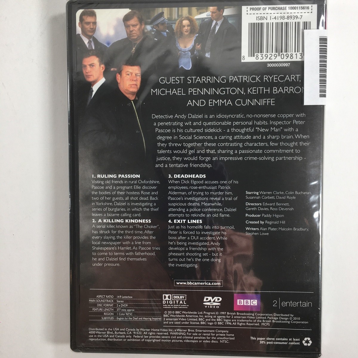 (未使用･未開封品)Dalziel &amp; Pascoe: Season Three [DVD] Dalziel & Pascoe: Season 2 & 3 - DVD By Warren Clarke, Colin