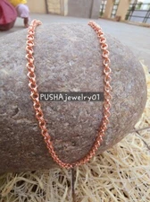Copper Chain necklace, Pure Copper link chain, Copper jewelry Chain  all size 01