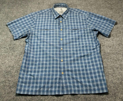 Arrow Adult Man Size Large Button Up Casual Short Sleeve Shirt