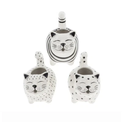 SHUDEHILL GIFTWARE Shudehill Quirky Cat Ceramic Water Jug Pourers 3 Designs 12.3 x 14.2 x 9 cm