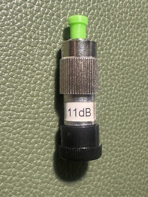 11dB FC/APC Connector Fiber Optic Optical Attenuator Single Mode Metal Body