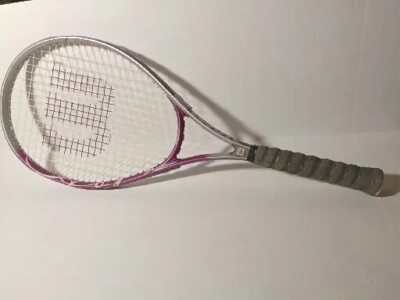 美品 Wilson ウィルソン n code W3 Gypsy Rose G1 Wilson Hope Lite 105 Sq In 290g Tennis Racquet 4 1/8” +