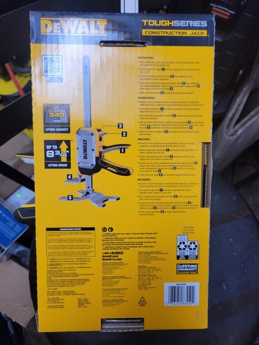 DeWALT DWHT83550 TOUGHSERIES Heavy Duty Construction Jack - 第 4/4 張圖片