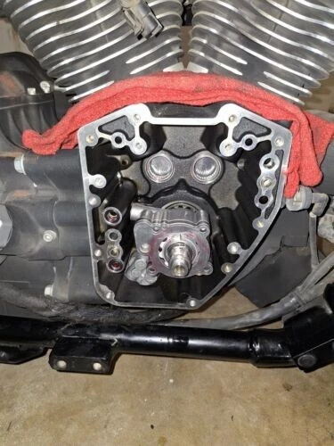 Harley Oil Pump High Volume Twin Cam 07-17 Aluminum 26037-06  V-Twin 12-9990 X9 - Imagen 3 de 4