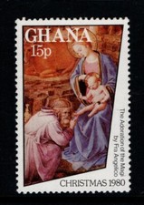 Ghana 1980 15p Christmas Mint
