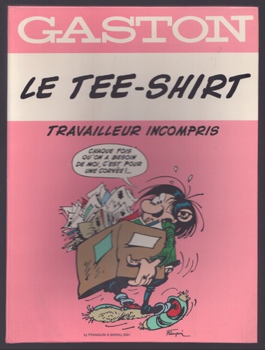 Livre Avenue Of The Stars - Gaston Lagaffe : Le T-Shirt, Génie Incompris (2001)