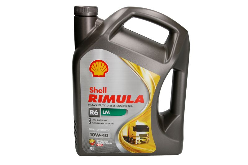 Shell Rimula R6 LM 10W-40 Low-SAPS Heavy Duty Synthetic Diesel