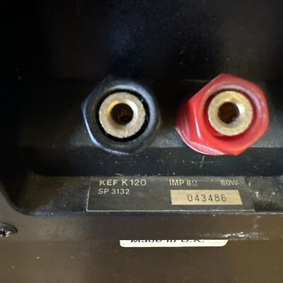 KEF K 120スピーカー KEF K Series K120 Bookshelf Speakers Audiophile HiFi Stereo