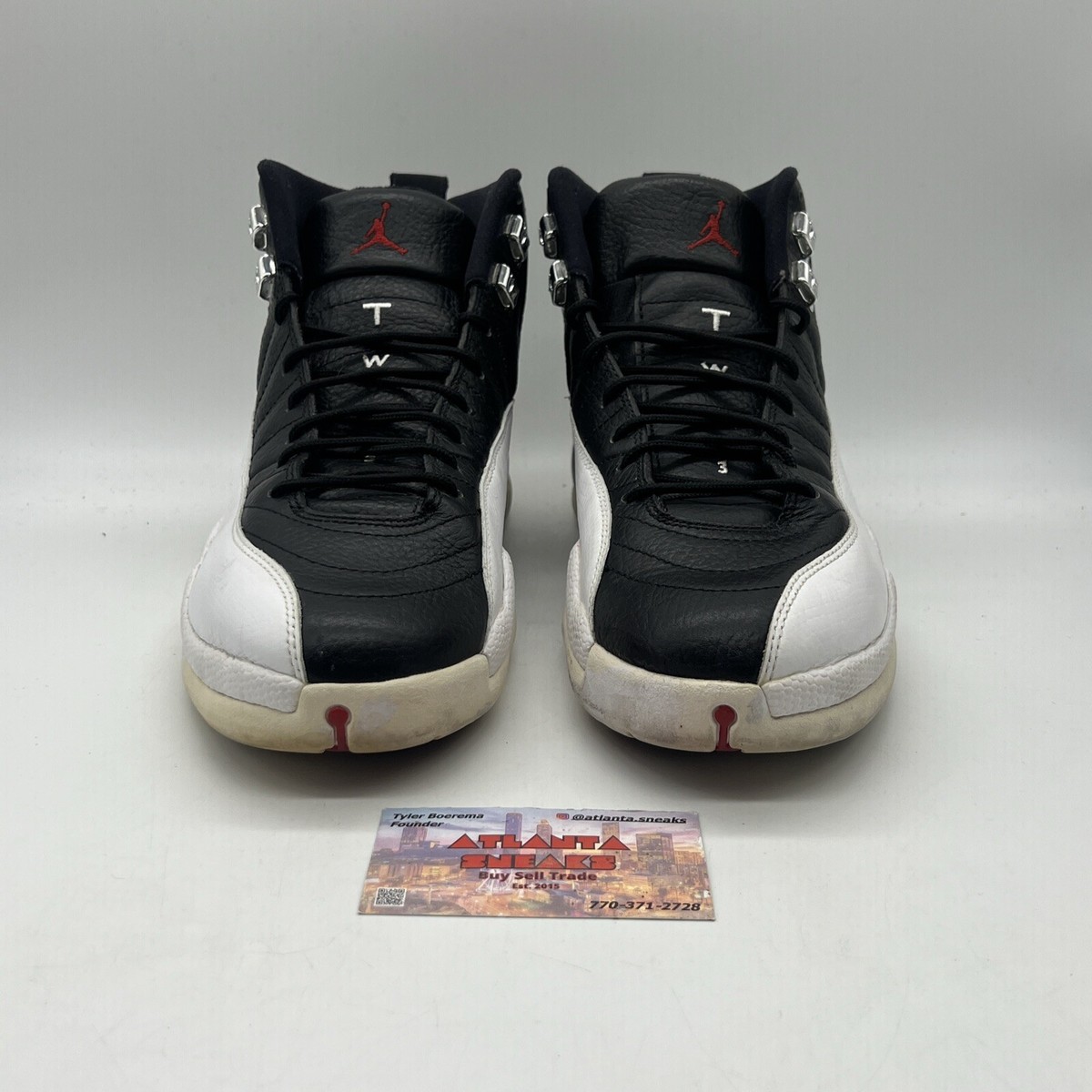 Air Jordan 12 ホワイト/ブラック/ネイビー JORDAN Air 12 Retro 