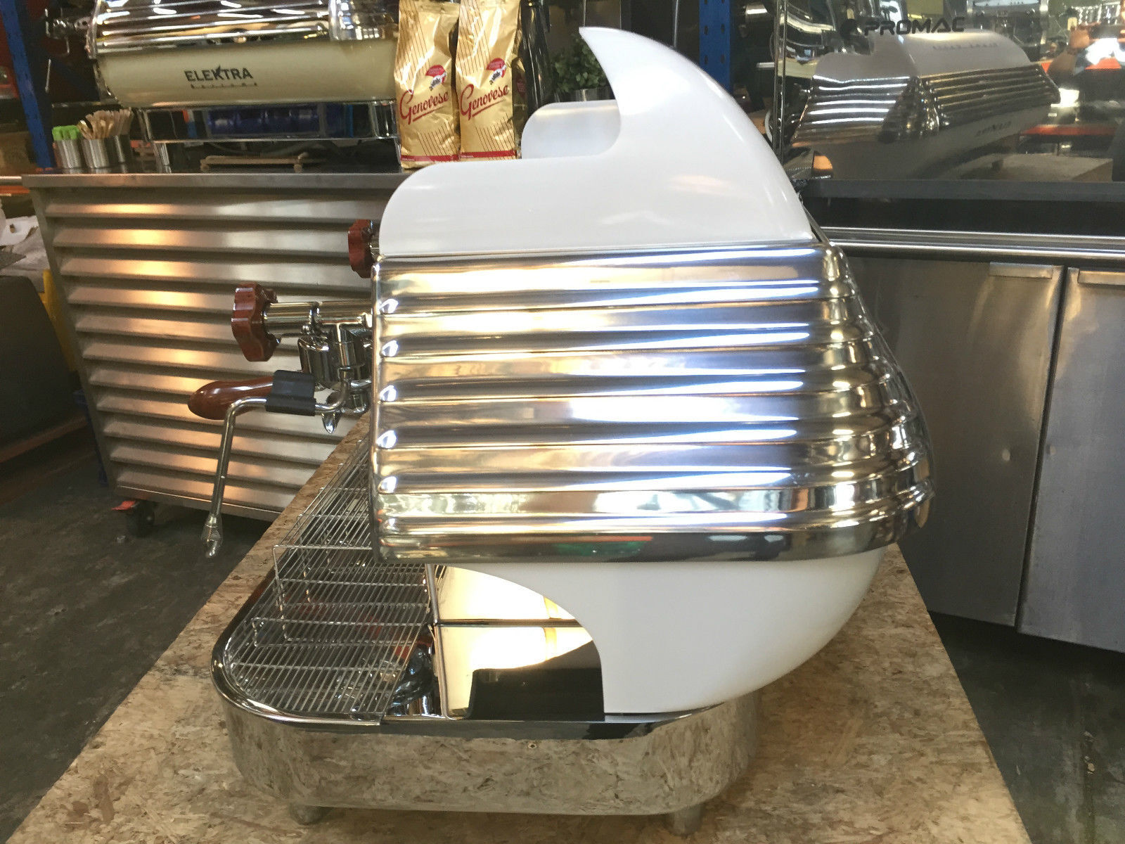 Elektra Barlume 2 Group White Commercial Coffee Machine eBay