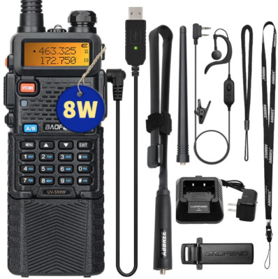 Digital Handheld Radio Scanner Fire Police 2 Way Transceiver Dual VHF ...