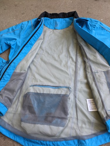 Gorewear Goretex Womens Size Med Bike Wear Water Resistant Full Zip Jacket Blue - Picture 9 of 13