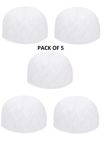 Muslim Hats For Men MENS ISLAMIC MUSLIM PRAYER NAMAZ HAT TOPI MOSQUE KUFI SKULL CHILDREN HEAD WEAR E Hat Turkish - Foto 9