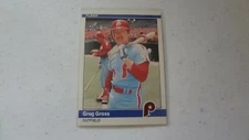 1984 FLEER #  31  GREG GROSS   BASEBALL CARD 