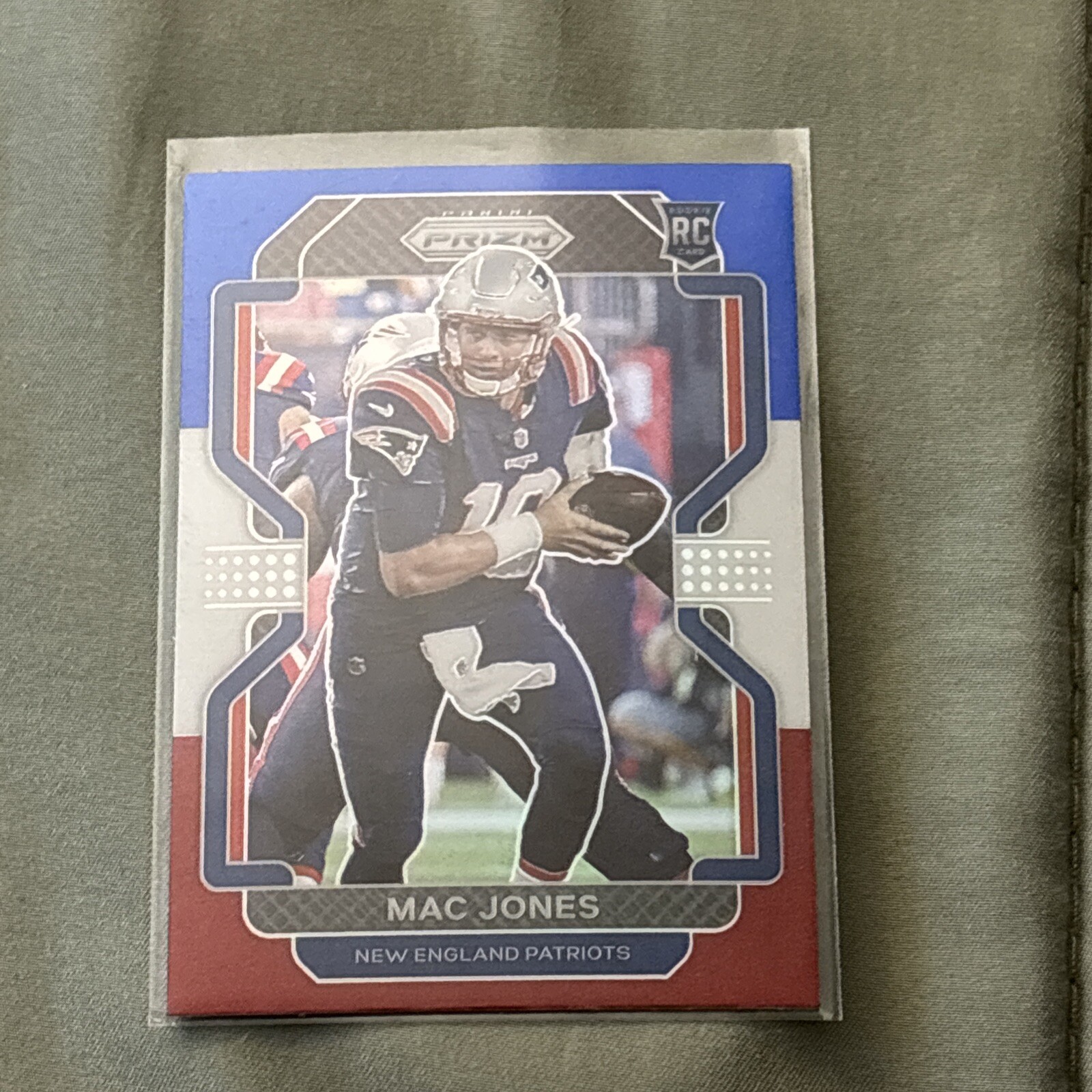 Mac Jones Panini Prizm #336 Red/White/Blue