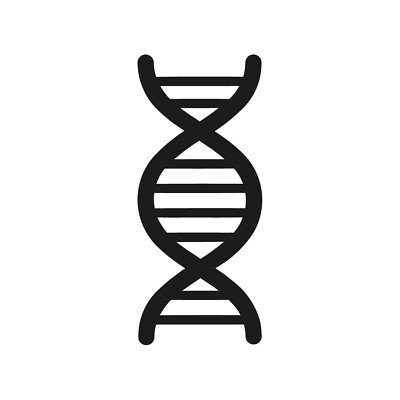 DNA Double Helix Vinyl Decal Car Window Laptop Science Sticker