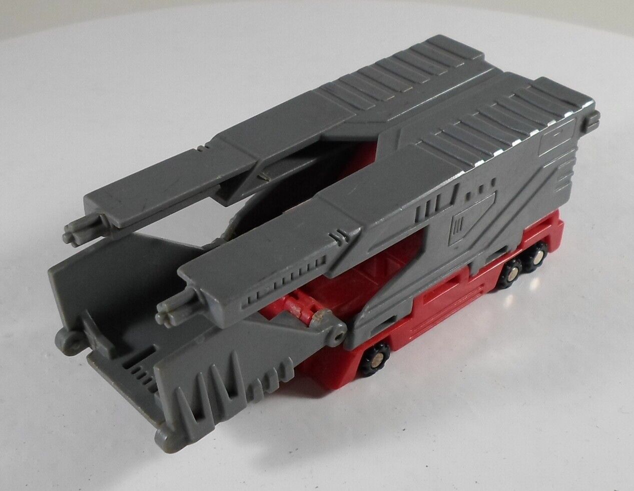 HASBRO 1989 TRANSFORMERS G1 MICROMASTERS OVERLOAD CAR CARRIER TRAILER PART INCOM