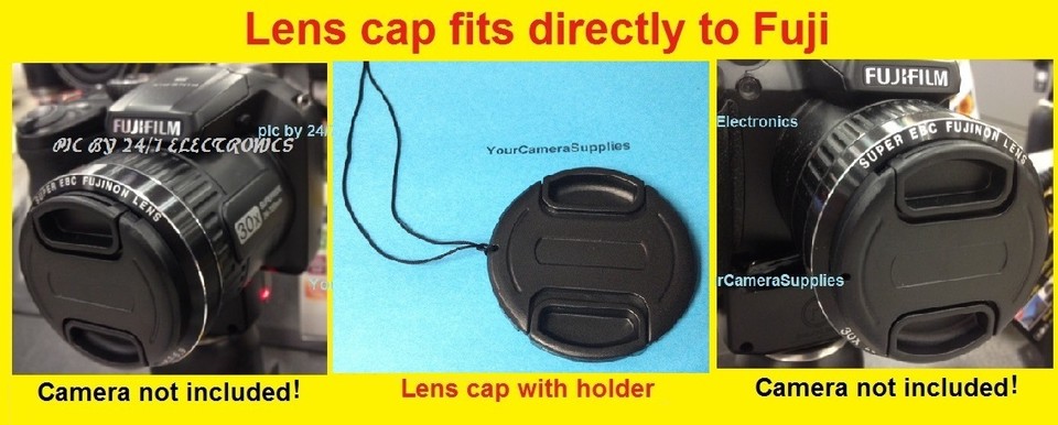 FRONT LENS CAP Directly To Camera FUJI S3300 HD