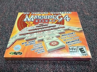 Jeu Mahjong Asiatique DELUXE Pour PC - Compatible Windows XP à 8 - Neuf Scellé