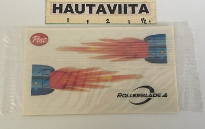 Post Cereal Rollerblade Promo Insert Card Canada Issue Sealed Mint Helmet