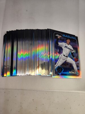 2024 Topps Chrome Baseball Refractors - You Pick! Complete Your Set!