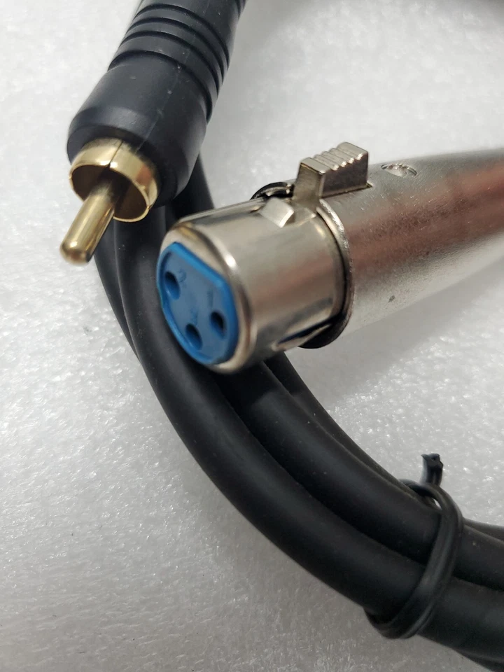 6 FT Technical Pro Microphone Cable XLR Female to RCA Male Plug Audio 18 GUAGE. - Image 4 of 4