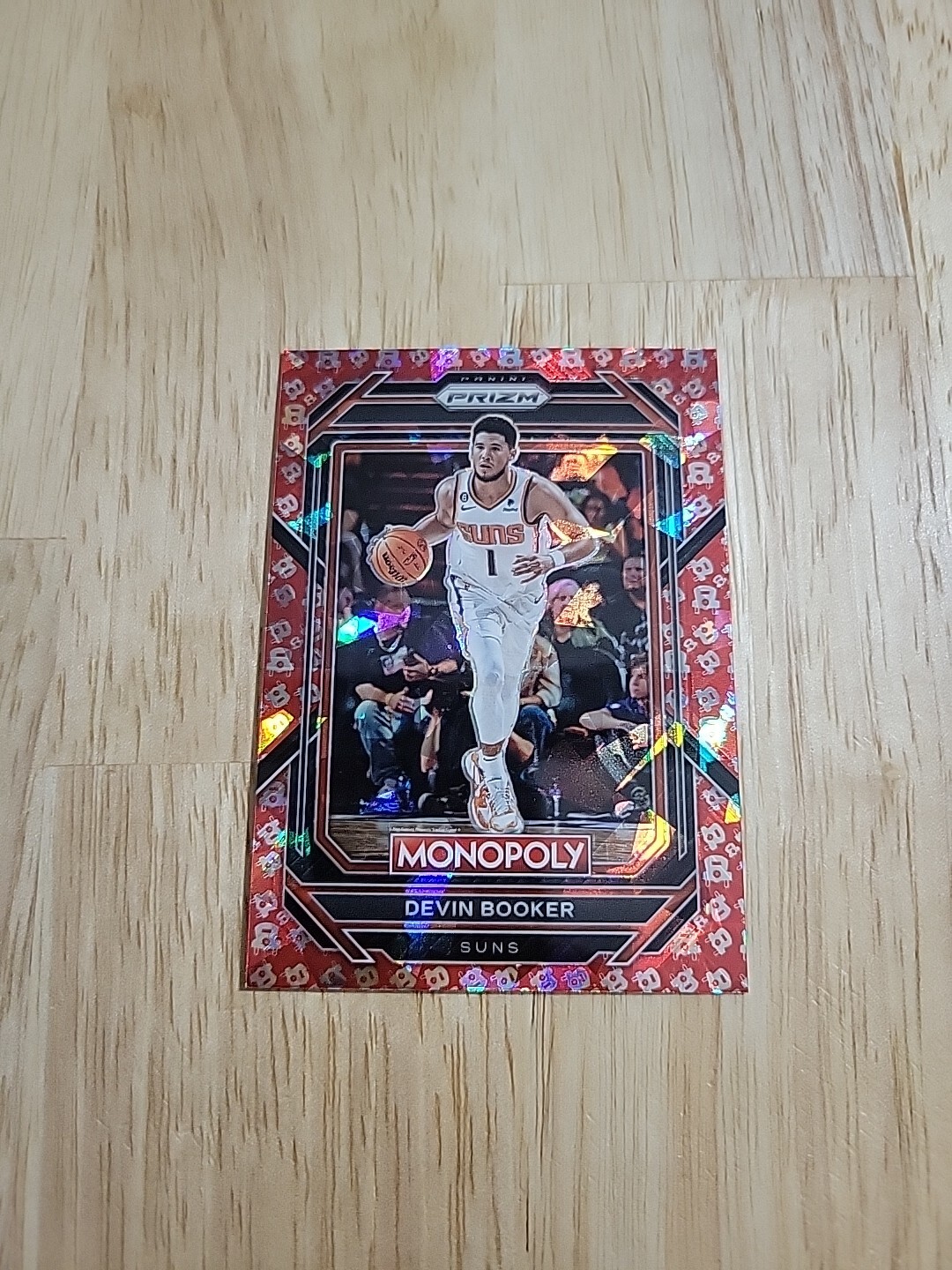 2022-23 Prizm Monopoly DEVIN BOOKER Free Parking Ice Prizm #71 Phoenix Suns SP