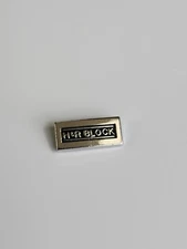 H&R Block Employee Award Lapel Pin Sterling Silver Tax Preparation Small Size 