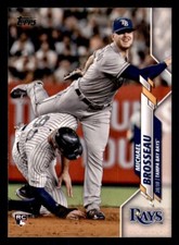 2020 Topps #133 Michael Brosseau Tampa Bay Rays RC