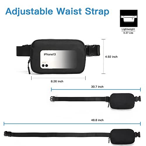 Trendy Unisex Fanny Pack - Crossbody Waist Belt Bag for Women & Men
