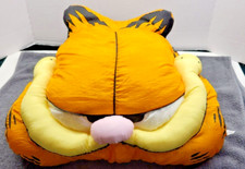 RARE VTG GARFIELD Pillow 21" Nylon Plush Cat 90s Garfield Friends Play By Play