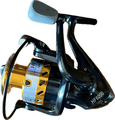 POWERFULL DRIVE GEAR HF6000 Spinning Reel 11 bb Aluminum Spool 4.7:1 Ratio  | eBay