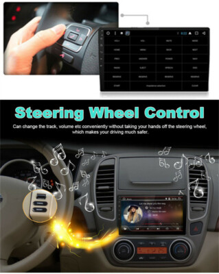 Garosa Autoradio 10in 1Din Voiture GPS Stéréo 1080P MP5 Lecteur WiFi