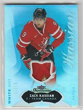 2014 14-15 Fleer Showcase White Hot #50 Zack Kassian Jersey 6/18