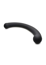 Master Series 10x Vibra-Crescent Rechargeable Silicone Vibrating Dual Ended Dild