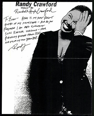 Randy Crawford TOP Original Signiert +G 1780