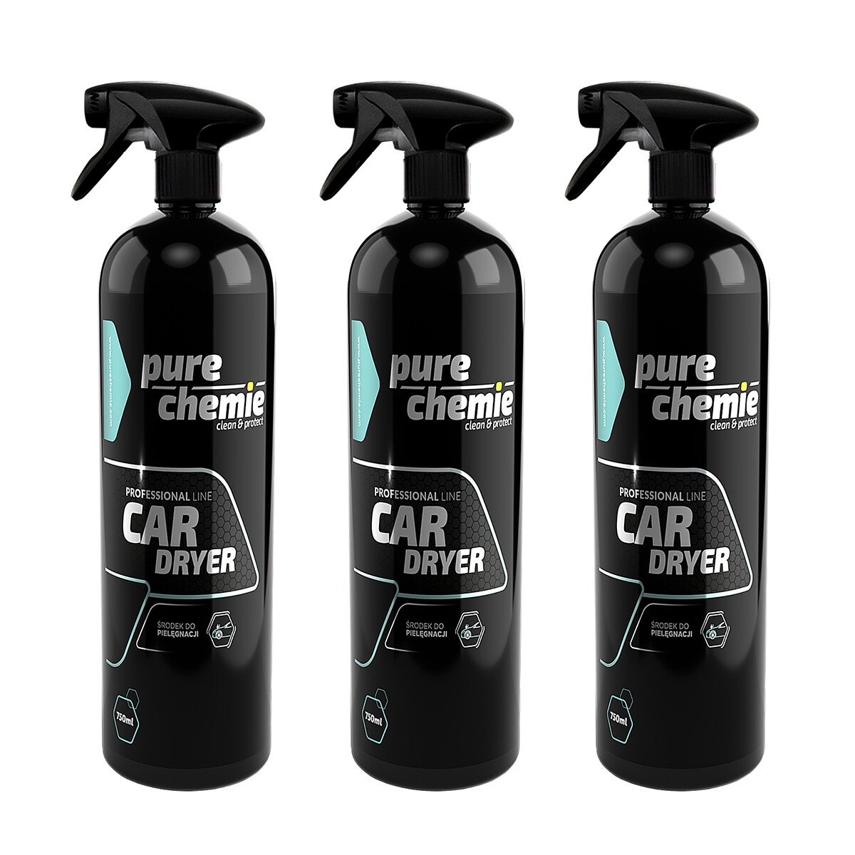 Car Dryer Pure Chemie 750ml pour sécher et polir les peintures auto