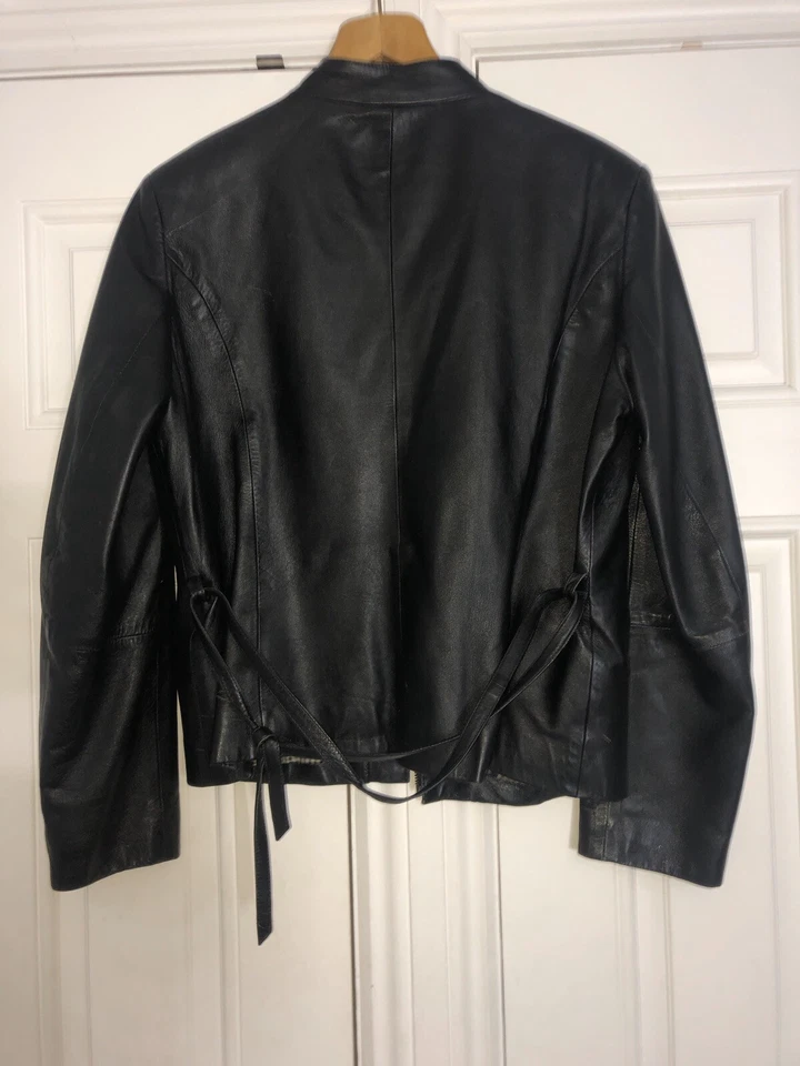 AQUASCUTUM size 12 leather jacket  - Image 2 of 4